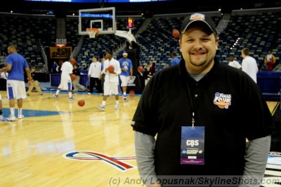 Me at the 1st Round of the 2010 NCAA Tournament in New Orleans