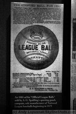 Spaulding baseball ad