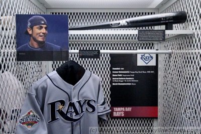 Tampa Bay Rays locker