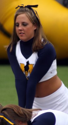 Murray State University cheerleader
