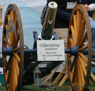 San Diego Chargers cannon