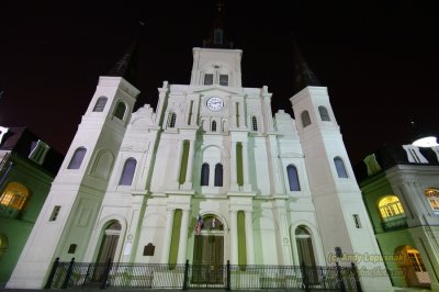 St. Louis Catherdral at Night