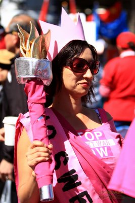 2008 Olympic Torch Relay & Protests - San Francisco