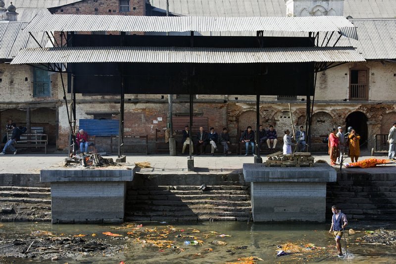 Ghat at the Pashupatinath temple