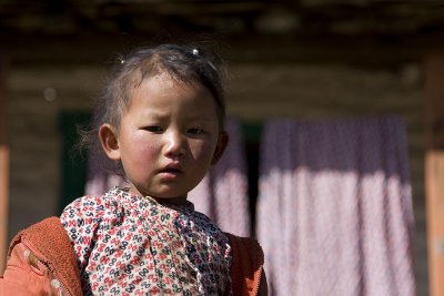 Child in the Himalayas