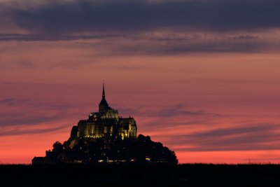 Sunset, Le Mont Saint-Michel