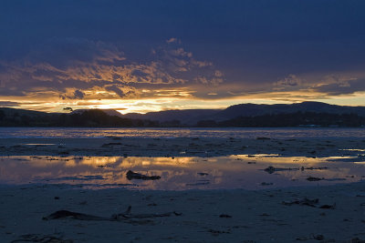Sunset in Newhaven, The Catlins