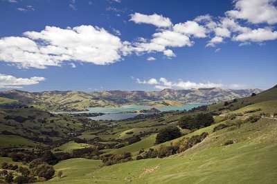 Akaroa on Banks Peninsula, Canterbury