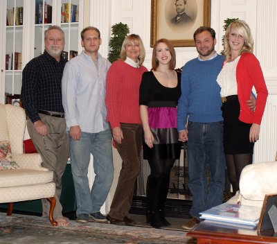 All of us & Hayley together to ring in new year 2009-2010