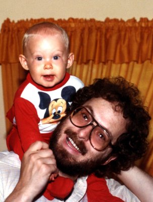 Early days - Danny and his dad