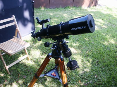 Orion120ST on Vixen Polaris