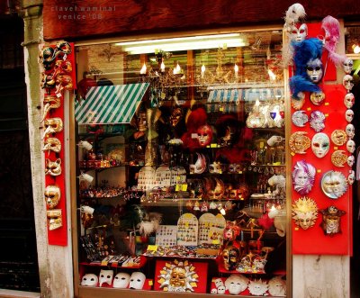 Venice is known for its Colorful Masks