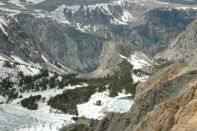 Frozen Mountain Lakes
