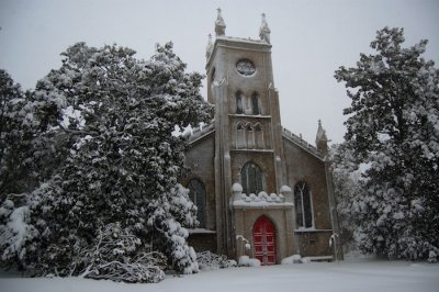 Church in South East DC in the Blizzard of 2010