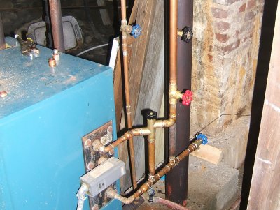 Hot water plumbing