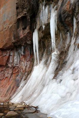 Frozen Seepage in the West Fork