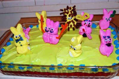 Circus Freak Peep Cake - 2