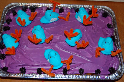 Pre-Ebola Outbreak at the Peep Coop cake
