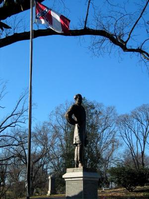 Jefferson Davis & flag