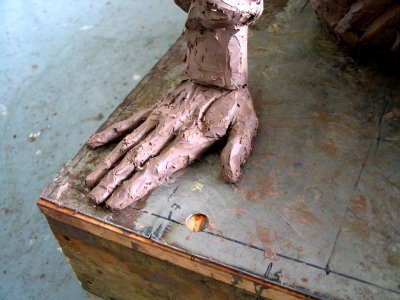 the uncle's hand :: clay