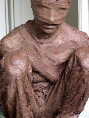 boy, front detail :: clay