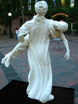 father & son :: salt (occidental square, seattle)