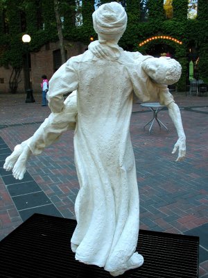 father & son :: salt (occidental square, seattle)