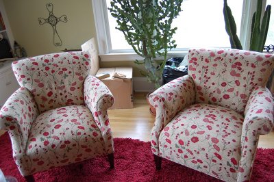 two poppy chairs!!