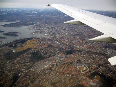 Bird's eye view of Oslo