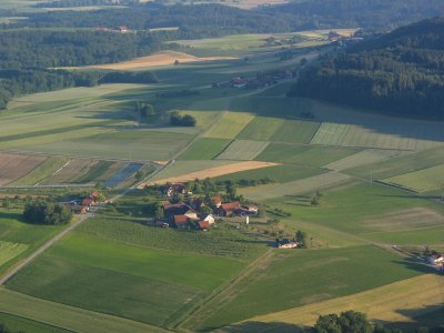 Farmland in eastern Switzerland
