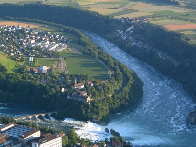 Rhine Falls - the outflow