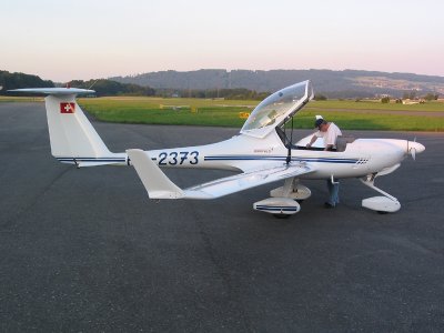 This is the sporty motor glider - Dimona
