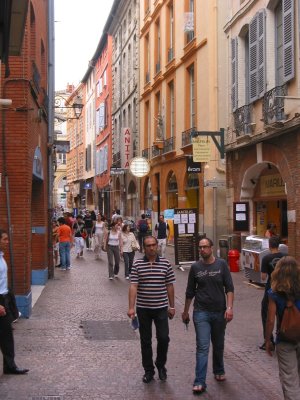 Typical scene in Rue St.Rome