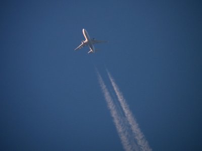 Alitalia Cargo MD-11 coming from the north