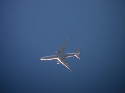 Alitalia Cargo MD-11 just overhead