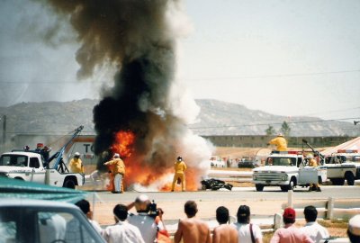 IMSA GTP 1986 crash 2