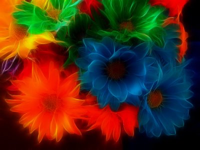 Painted Daisies Glow 3