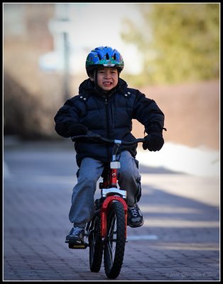 William on bike