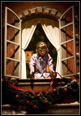 Window Display at the Simpson Tower on Queen.  Christmas 2007