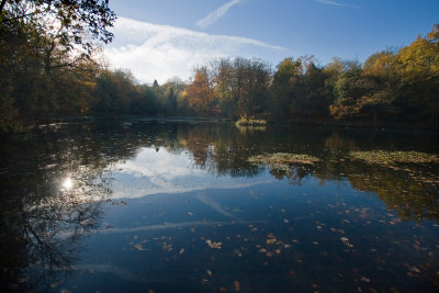 Blue pond