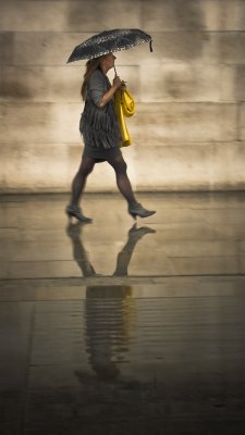 29 Apr... Girl with a yellow coat