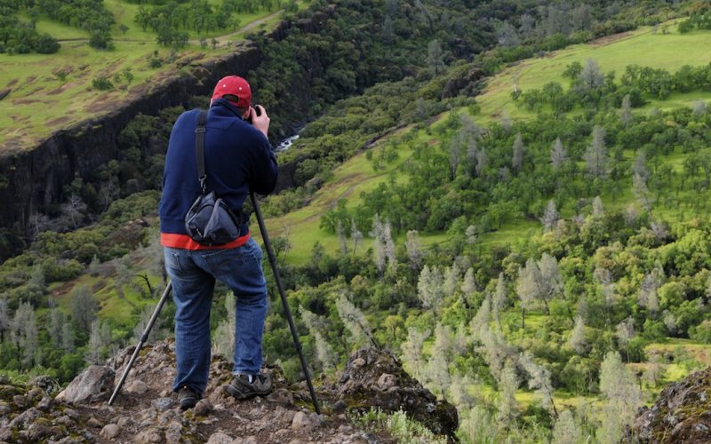 Chuck Photographs BIg Chico Creek Canyon