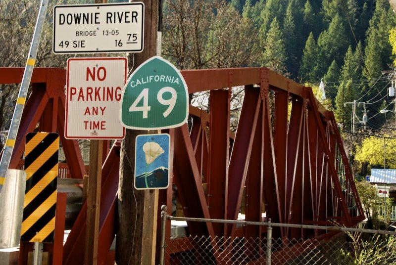 Bridge over the Yuba River, Downieville
