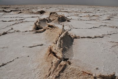 Pressure Ridge on the Salt Flats Near Badwater