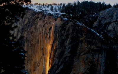 Yosemite's Natural Fire Fall