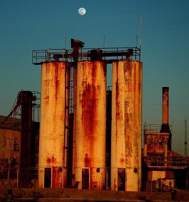 Moonrise over the Salt Works