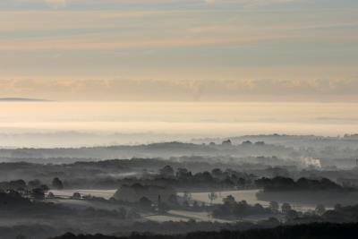 Misty Morning at Holmbury Hill  2