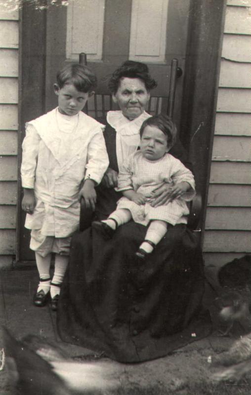 Mary Dewese and grandkids
