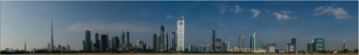Dubai Business District Panorama