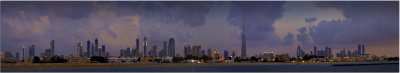 Dubai Business District Panorama